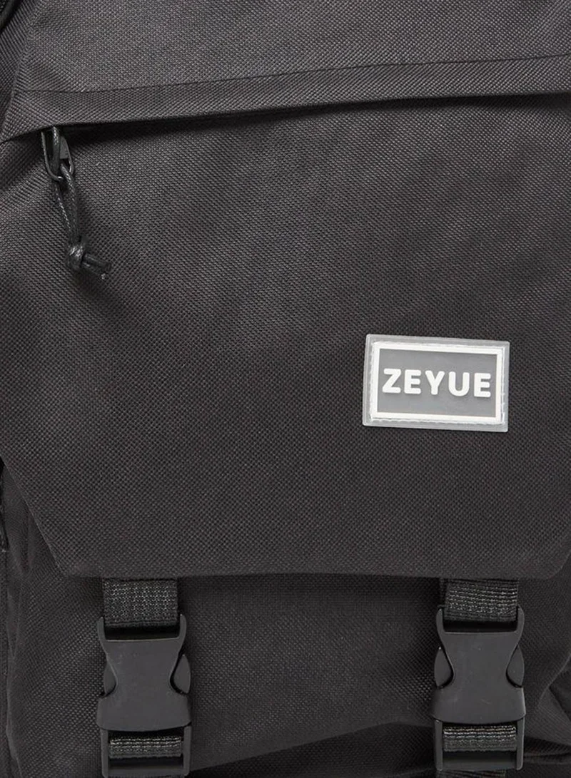Styli  Plain Backpack with Buckled Pocket for Men | Best Price UAE