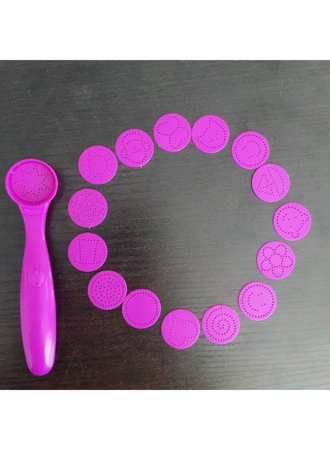 SmartLove Portable Magic Spice Spoon Food Decorating Tools 16 Different Images Decor Coffee Cake Foods Piping Spoons - Image 5