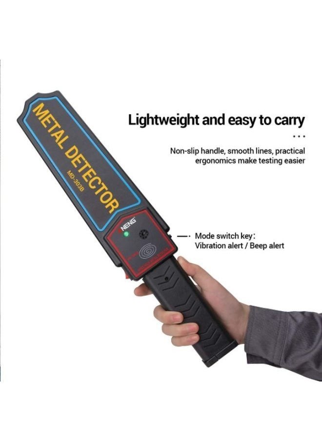Generic - Handheld Metal Detector Portable Security Scanner Finder Wand Airport Scan Tool - Image 1