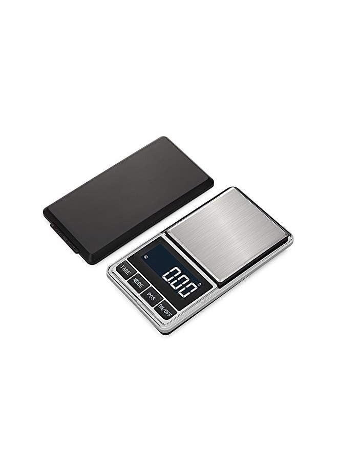 بروماس مقياس جرام رقمي دقيق، 0.001 أونصة/0.01 جرام 500 جرام، ميزان جيب صغير، موازين مجوهرات إلكترونية محمولة للوزن، الفارغة، إيقاف تلقائي، فولاذ مقاوم للصدأ، شاشة بإضاءة خلفية بيضاء - Image 2