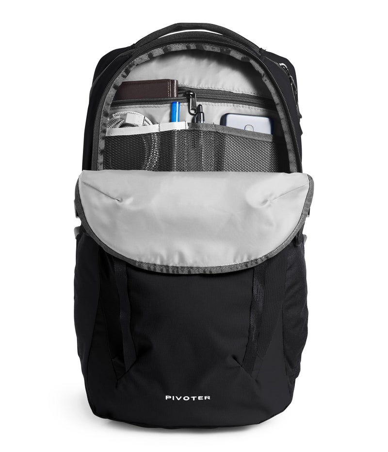 The North Face Pivoter Everyday Laptop Backpack - NPF, TNF Black-NPF, One Size - Image 4