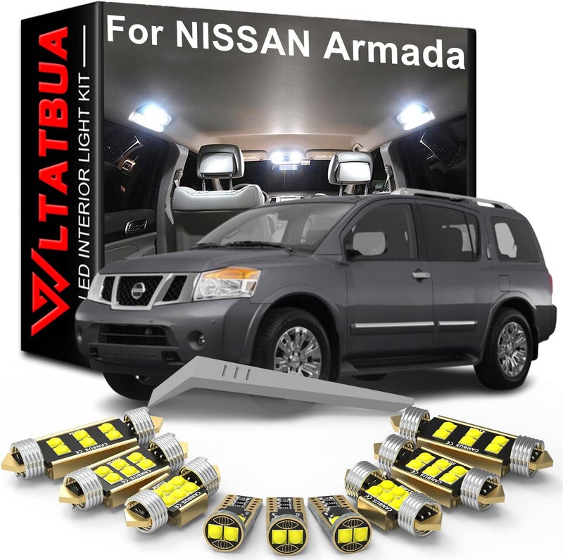 WLTATBUA LED Interior Light Kit Package Replacement for Nissan Armada 2004-2015 - Image 1
