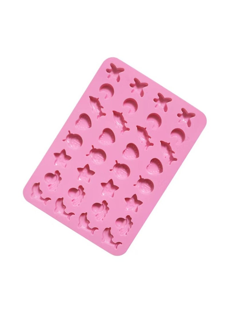 1pc Marine Life Gummy Mold Silicone Chocolate Mold Party Baking Mold Fire Paint Wax Pellet Mold Epoxy Mold Biscuit Mold  - Image 3