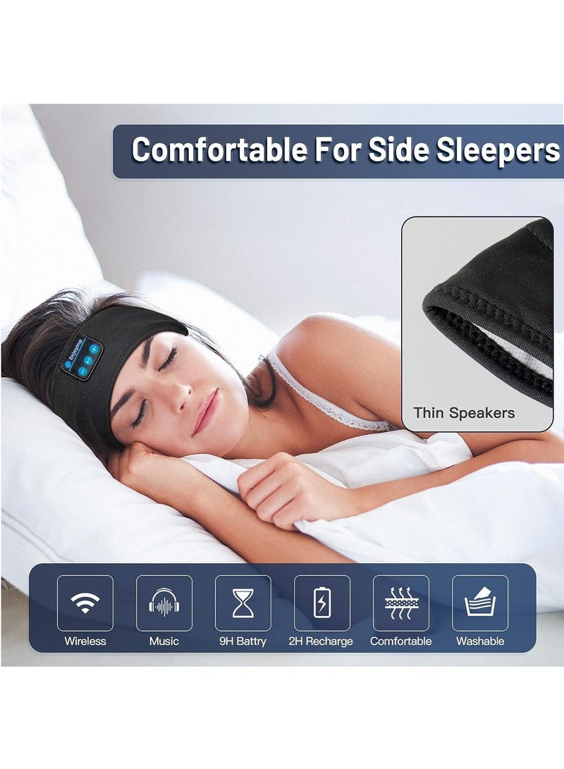 Sleep Headphones Wireless, Bluetooth Sports Headband Headphones with Ultra-Thin HD Stereo Speakers, unisex, Perfect for Sleeping,Workout,Jogging,Yoga,Insomnia, Air Travel, Meditation  - Image 2