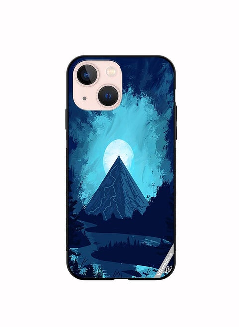 Protective Case Cover For Apple iPhone 14 Mountain Design Multicolour