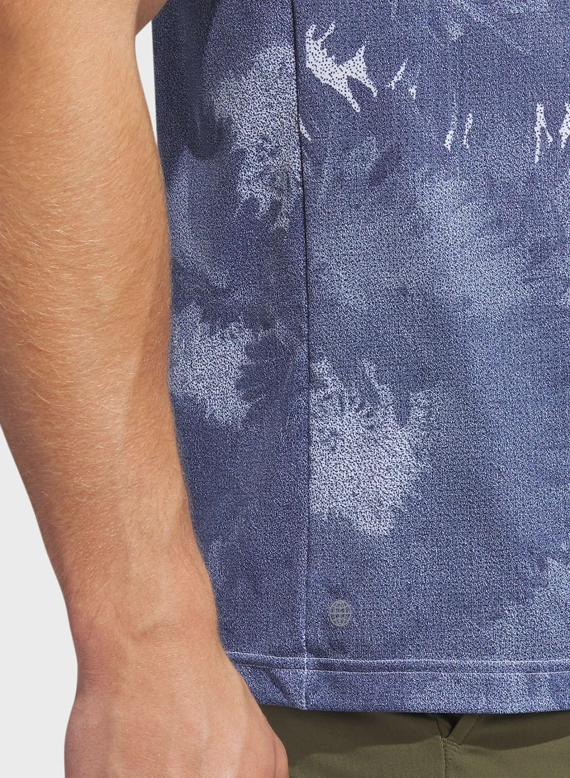 Adidas Flower Mesh Polo