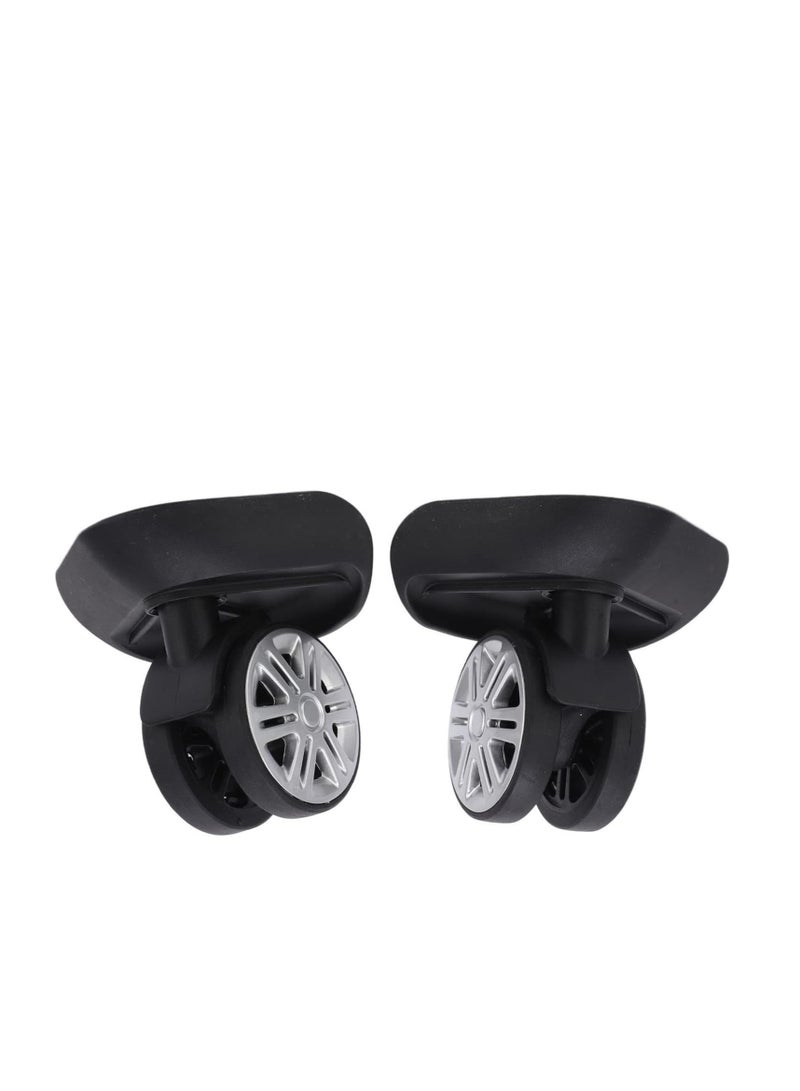 Oasisgalore 1 Pair of Black Quiet Suitcase Wheels Luggage Replacement Wheels for Replacement and Repair - Image 4
