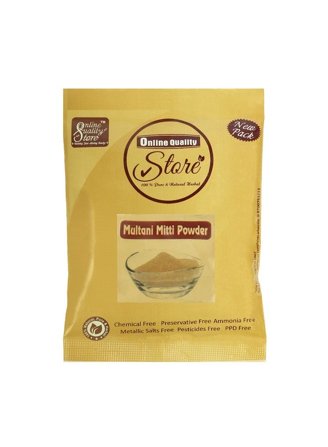 Online Quality Store 100% Natural Multani Mitti Powder (Fullerï¿½s Earth) For Face Pack And Hair Pack, 50g - Image 1