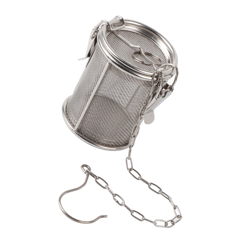 Stainless Steel Tea Ball Strainer Soup Seasonings Seperation Basket Spice Filter 14 x 10cm - Image 4