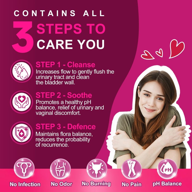 NATURE TARGET Probiotics for Women Urinary Tract Health with D Mannose  Cranberry  60 Billion CFUs Vaginal Probiotics for Digestive Health UTI  PH Balance with Prebiotics  90 Capsules - Image 3