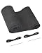 Belinous Suede Leather Steering Wheel Cover DIY StitchOn Steering Wheel Wrap with Needle Thread NonSlip SweatAbsorbing Universal Fit for 137516 Inch Size M4 Black - Image 2