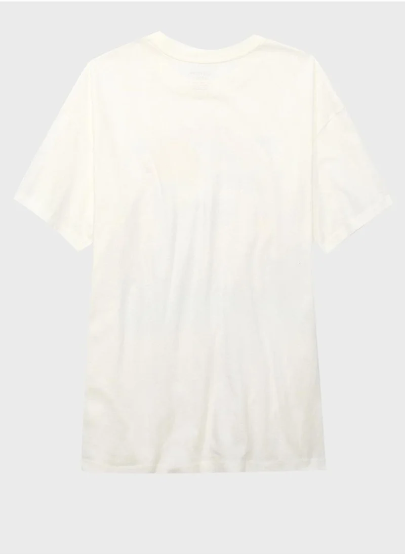 American Eagle Graphic Crew Neck T-Shirt