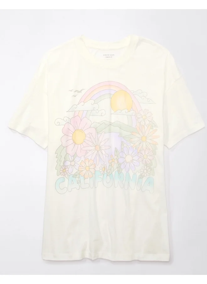 American Eagle Graphic Crew Neck T-Shirt