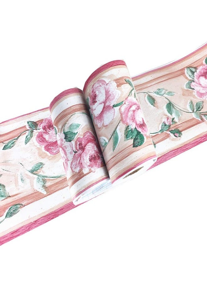 UPREDO Decorative Floral Molding Wallpaper Border Peel and Stick Paper for Bathroom Kitchen Backsplash Decal Sticker,4 Inch by 32.8ft (Pattern4) - Image 5