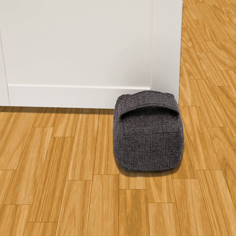 jioko 4.4 lbs Heavy-Duty Door Stopper, Decorative Door Stopper, Weighted Fabric Door Stopper for Bedroom, Living Room, Interior & Exterior Doors, Also for Door Prop for Cats Dogs - Image 4