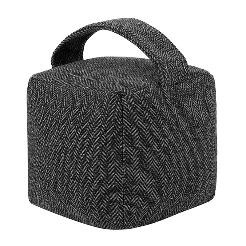 jioko 4.4 lbs Heavy-Duty Door Stopper, Decorative Door Stopper, Weighted Fabric Door Stopper for Bedroom, Living Room, Interior & Exterior Doors, Also for Door Prop for Cats Dogs - Image 1