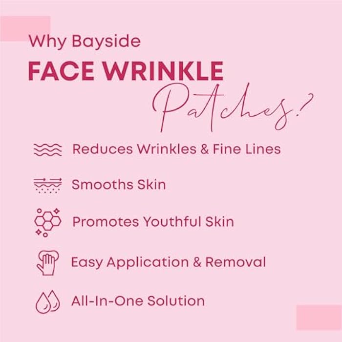 Bayside Face Lift Tape for Wrinkles and Tightening | Skin Lifting Tape for Smoothing Lines | Eye Lifting Strips for a Firm Look | Wrinkle-Reducing for Skin | Easy-to-Use Face Lifters | Pack Includes 192 Count - Image 3