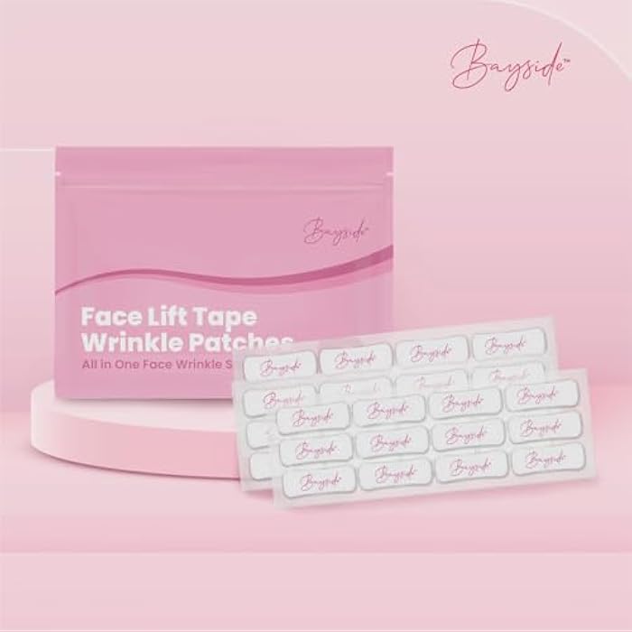 Bayside Face Lift Tape for Wrinkles and Tightening | Skin Lifting Tape for Smoothing Lines | Eye Lifting Strips for a Firm Look | Wrinkle-Reducing for Skin | Easy-to-Use Face Lifters | Pack Includes 192 Count - Image 5