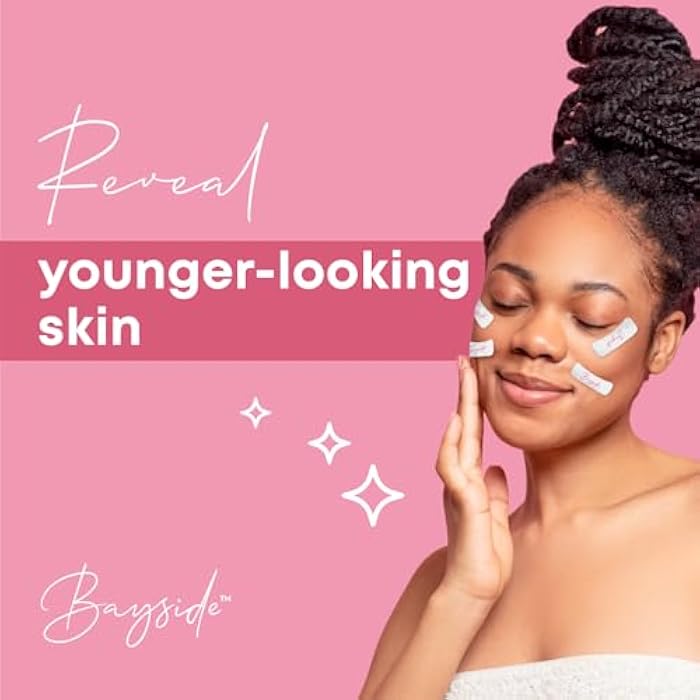 Bayside Face Lift Tape for Wrinkles and Tightening | Skin Lifting Tape for Smoothing Lines | Eye Lifting Strips for a Firm Look | Wrinkle-Reducing for Skin | Easy-to-Use Face Lifters | Pack Includes 192 Count - Image 4