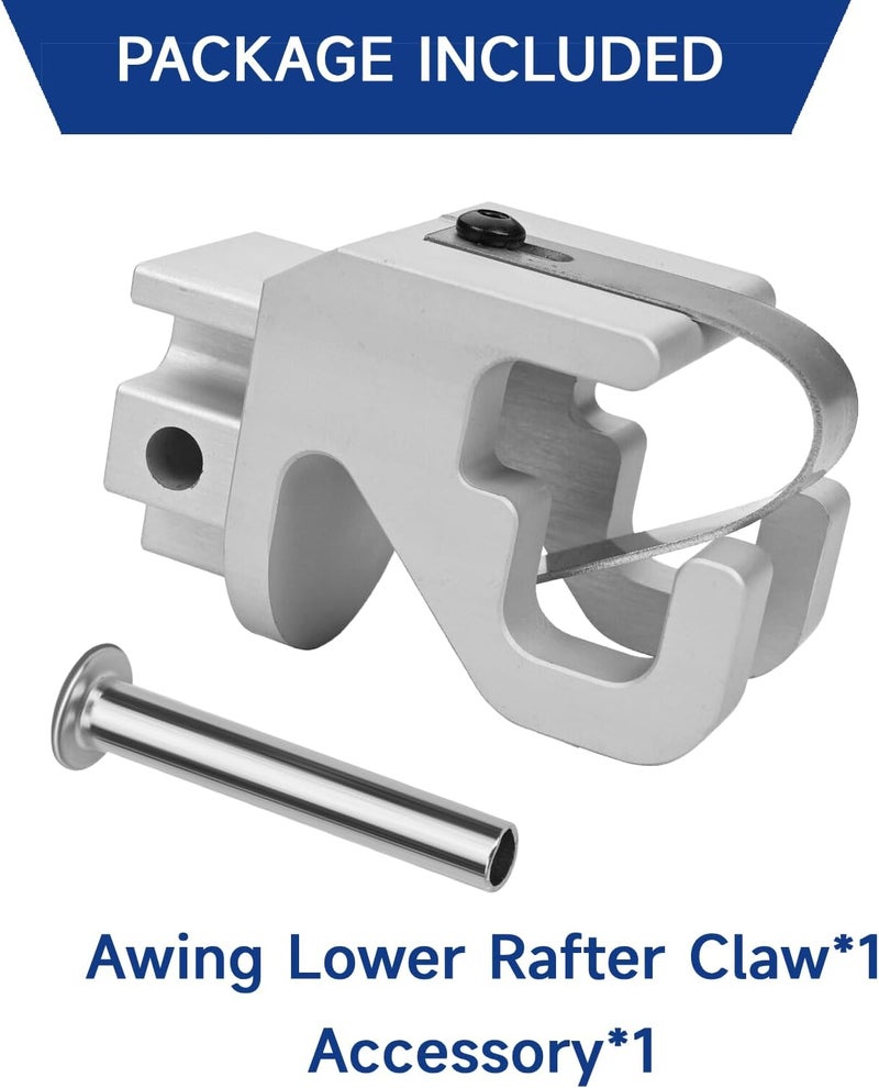 AceSupever for Dometic Awning Parts for RV Awning, Aluminum RV Rafter Claw Replacement for Sunchaser Awning Parts, RV Awning Rafter Rivet for Dometic Sunchaser II Awning, Heavy Duty - Image 5