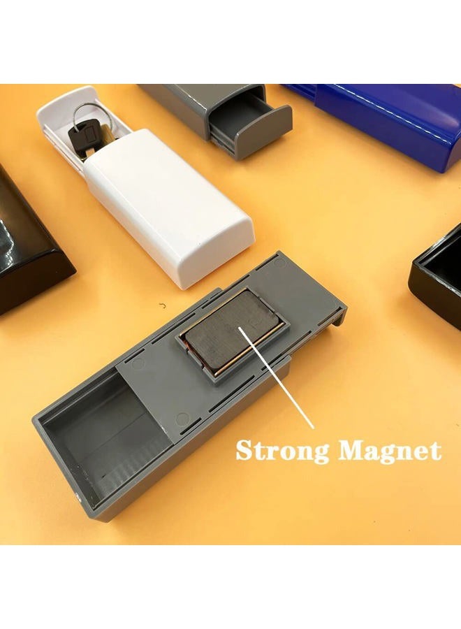 Omana Magnetic Hide-a-Key Holder - Strong Magnet Car Safe, Emergency Box, Secret Case for House Home (White), Standard, (GIV22) - Image 5