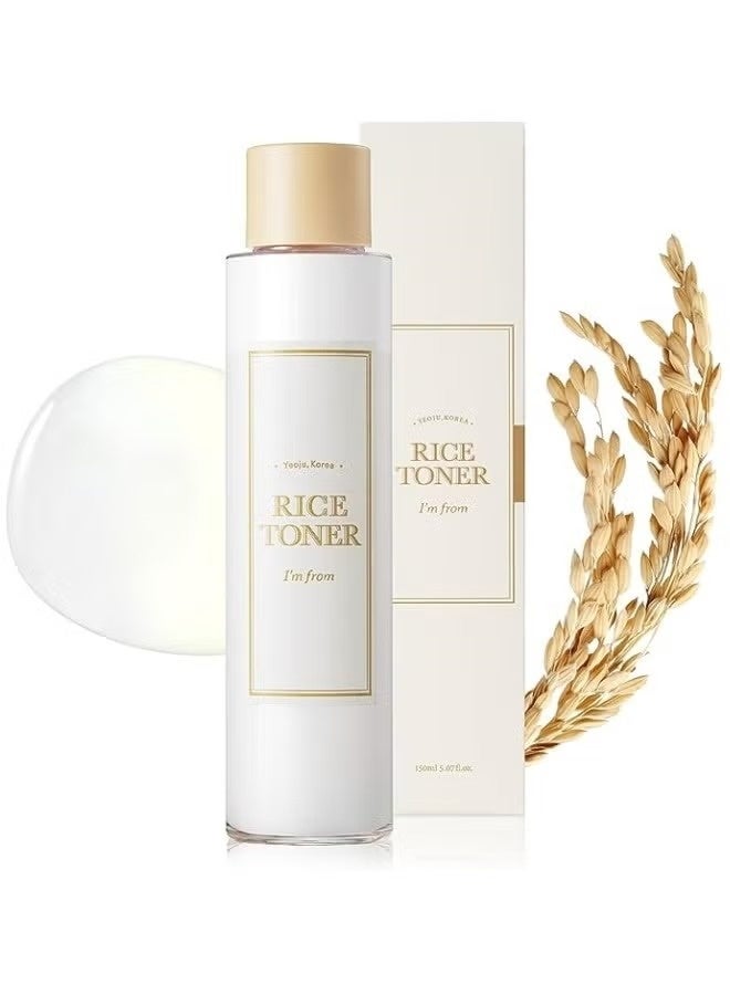 I'm From Rice Toner 5.07 fl oz – Natural Korean Rice Essence Toner for Smooth Skin - Image 1