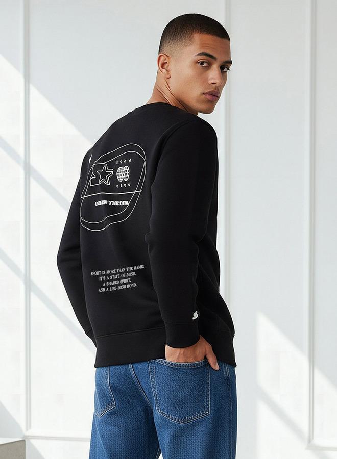 ستارتر سترة رجالية مطبوعة بشعار - Image 3