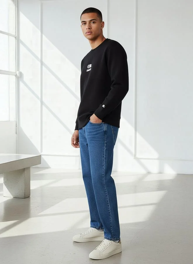 ستارتر سترة رجالية مطبوعة بشعار