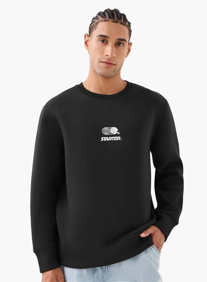 Starter  Starter Men Regular Fit Logo Print Sweatshirt for Men | Best Price UAE