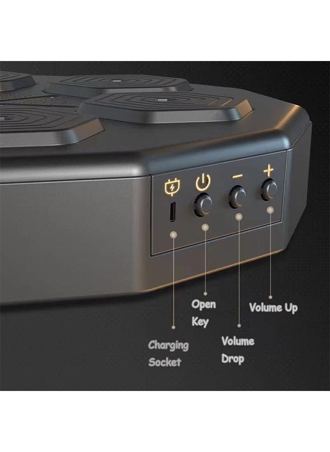 Arabest - Smart Music Boxing Machine,USB Rechargeable Boxing Equipment with Bluetooth Connection Electronic Wall Mount Lighted Target Boxing Trainer for Kids and Adults - Image 1
