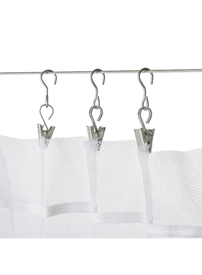 erorex Curtain hook with clip, 24 pack - Image 2