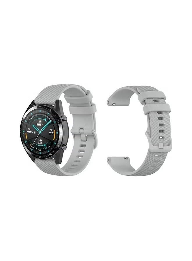 vesus Stylish Replacement Band For Huawei Watch GT/GT 2 46mm Grey