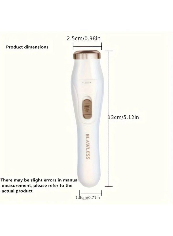 Sky Blue 3 in 1 Portable Electric Hair Removal Kit USB Charging Compact Razor - Image 5