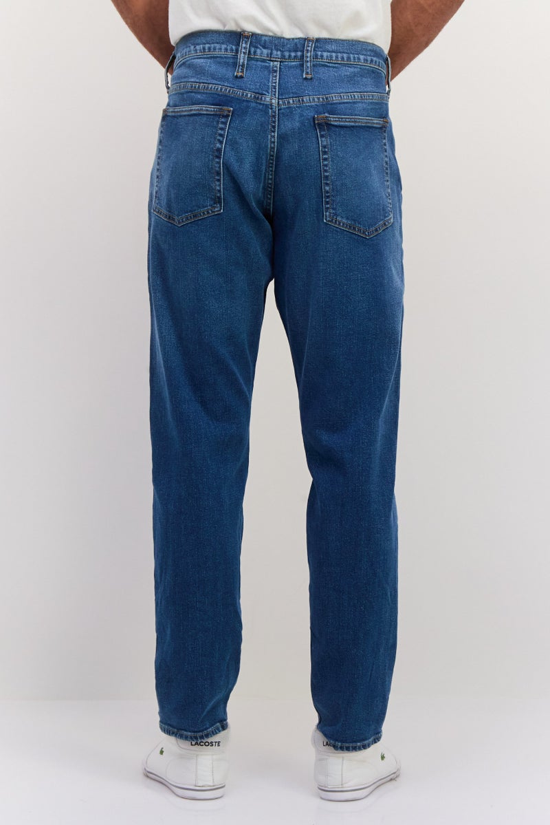 GAP Men Slim Fit Wash Stretchable Jeans, Blue - Image 4