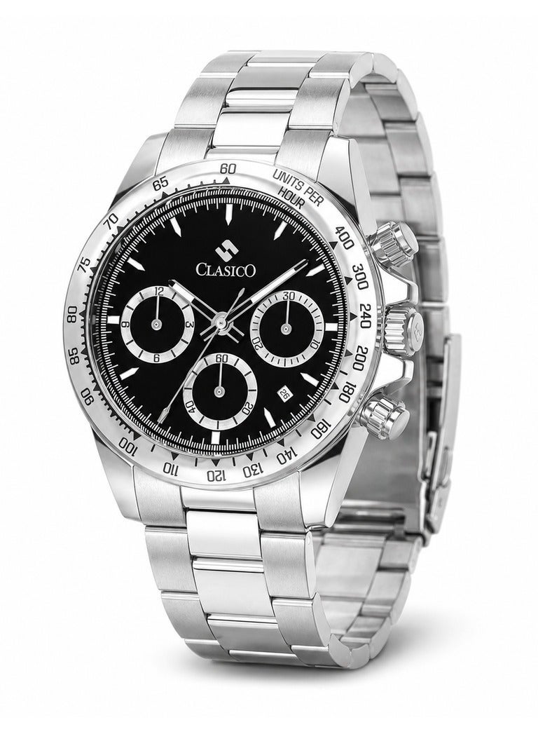Clasico Astra 42mm Chronograph — Ultra-Luxury Precision in Premium Stainless Steel - Image 2