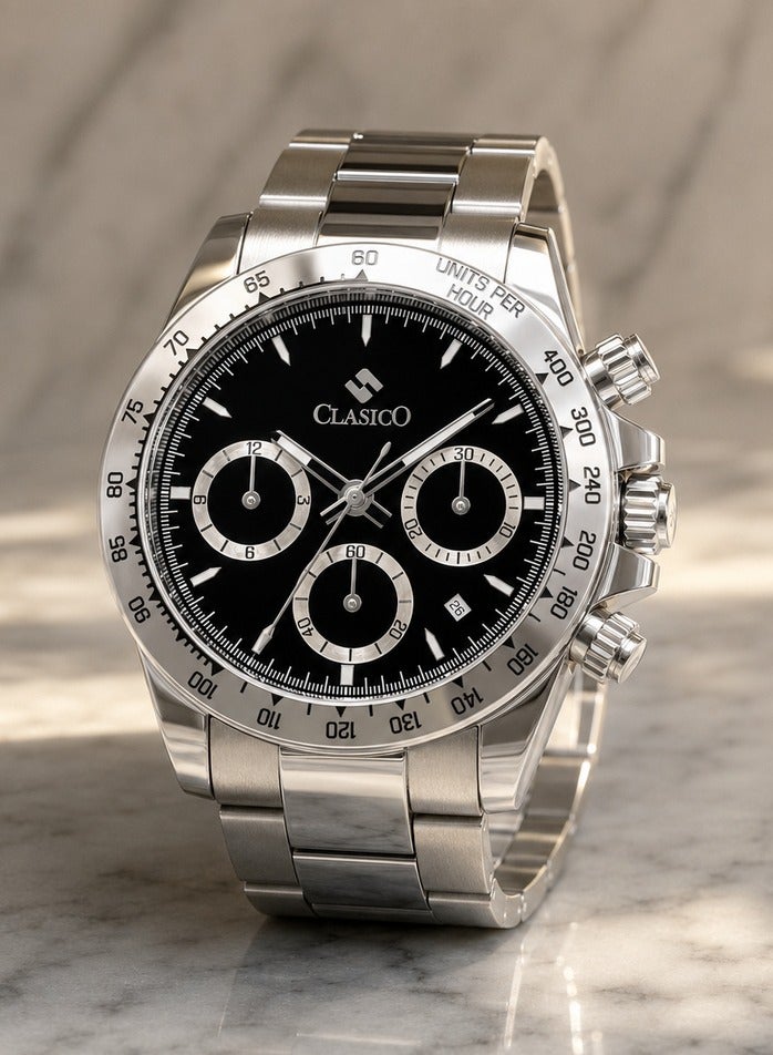 Clasico Astra 42mm Chronograph — Ultra-Luxury Precision in Premium Stainless Steel - Image 5