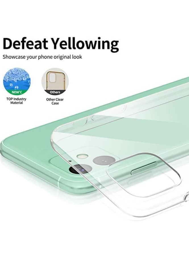 Case Compatible with ZTE Nubia Z70 Ultra 5G Phone + 1 Pack Tempered Glass, Anti-shock and Anti-Scratch Drop Proof Transparent Soft TPU Protective Case Cover - Image 3