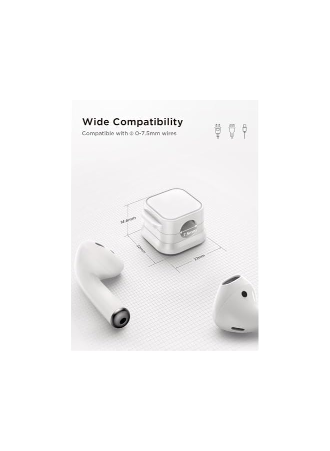 Green Tiger Magnetic Cord Holder,Cord Organizer Cable Clip for Desk Management,Smooth Adjustable Cable Clip,Wire Holder Keeper Organizer for Home Office Desk Phone Car Wall Desktop Nightstand(12 Pack) - Image 2