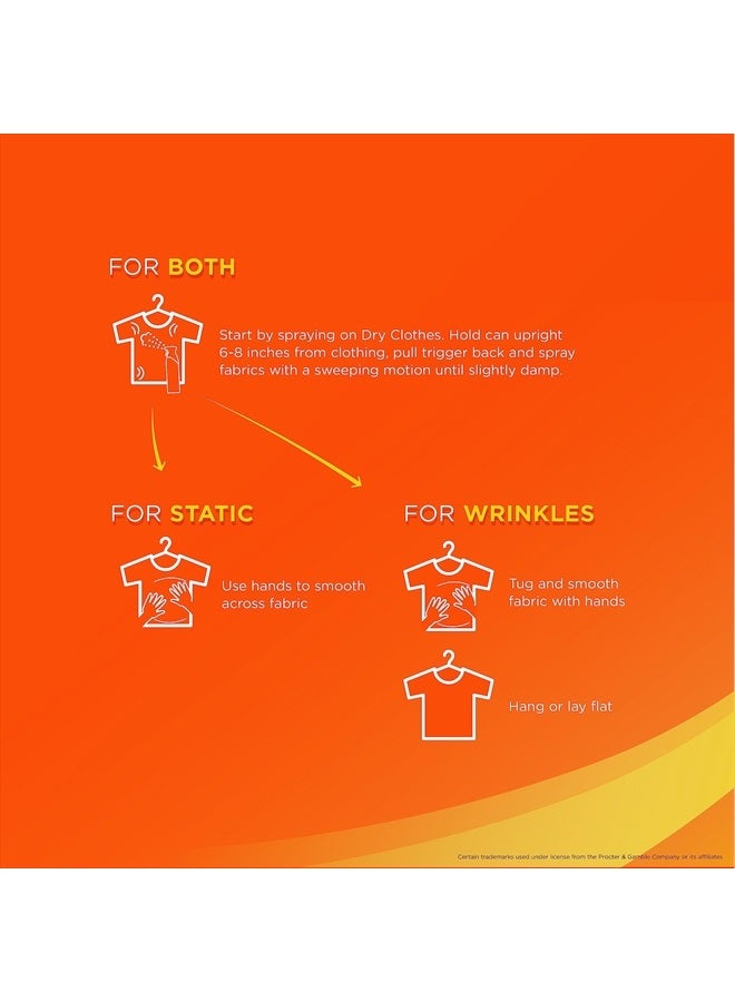 Bounce Anti Static Spray, 3 in 1 Instant Anti Static Spray & Instant Wrinkle Release, Odor Eliminator and Fabric Refresher Spray (9.7 Fl Oz, Pack of 1) - Image 5