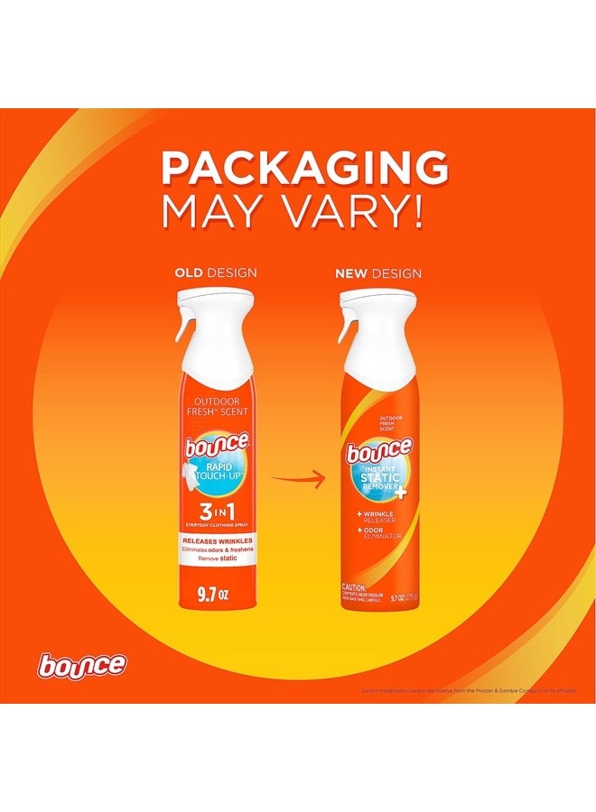 Bounce Anti Static Spray, 3 in 1 Instant Anti Static Spray & Instant Wrinkle Release, Odor Eliminator and Fabric Refresher Spray (9.7 Fl Oz, Pack of 1) - Image 3