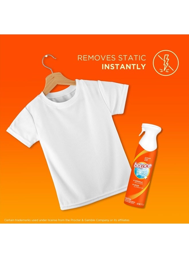 Bounce Anti Static Spray, 3 in 1 Instant Anti Static Spray & Instant Wrinkle Release, Odor Eliminator and Fabric Refresher Spray (9.7 Fl Oz, Pack of 1) - Image 2