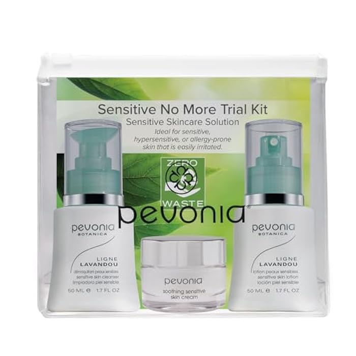 Pevonia Sensitive Skincare Solution Kit , 3 Piece Set - Image 1