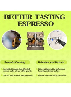 16Pcs Espresso Machine Cleaner Coffee Machine Cleaning Pods Removes Coffee Oils and Odor Refresh Espresso Machine Espresso Machine Cleaning Tablets Oil Coffee Descaler Tablets - pzsku/ZABADADB7EC41BBD82542Z/45/_/1736327727/105cbabc-c1d8-4ff2-9526-9919dd09b039