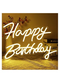Happy Birthday Neon Sign Dimmable Light Neon Happy Birthday Sign Happy Birthday Led Sign