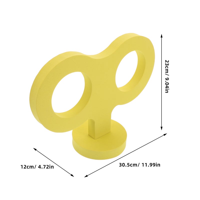 Car Roof Ornament 3D EVA Wind Up Key for Car Roof Unique Clockwork Design Easy Installation Cute Car Roof Decoration Car Dashboard Decor Car Exterior Ornament - Image 4