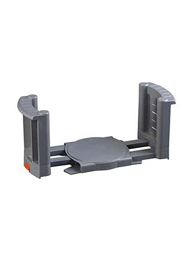 DBR Plastic Pvc Adjustable Dish Plate Holder In Kitchen (Imported, Grey) Modular Kitchen Hardware & Accessories - Image 3