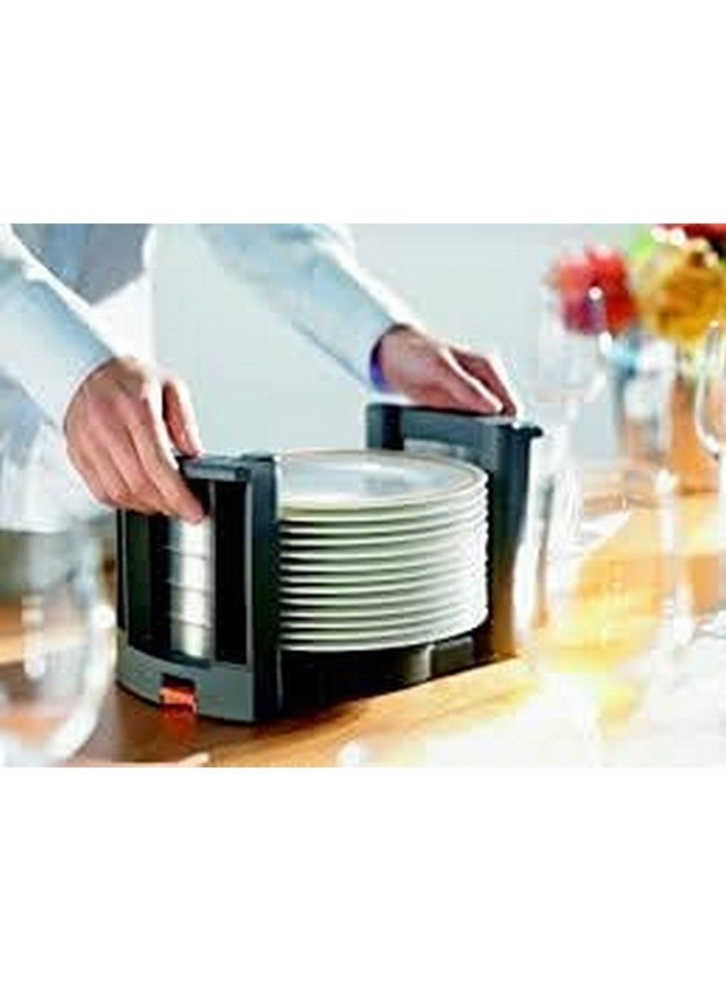 DBR Plastic Pvc Adjustable Dish Plate Holder In Kitchen (Imported, Grey) Modular Kitchen Hardware & Accessories - Image 5