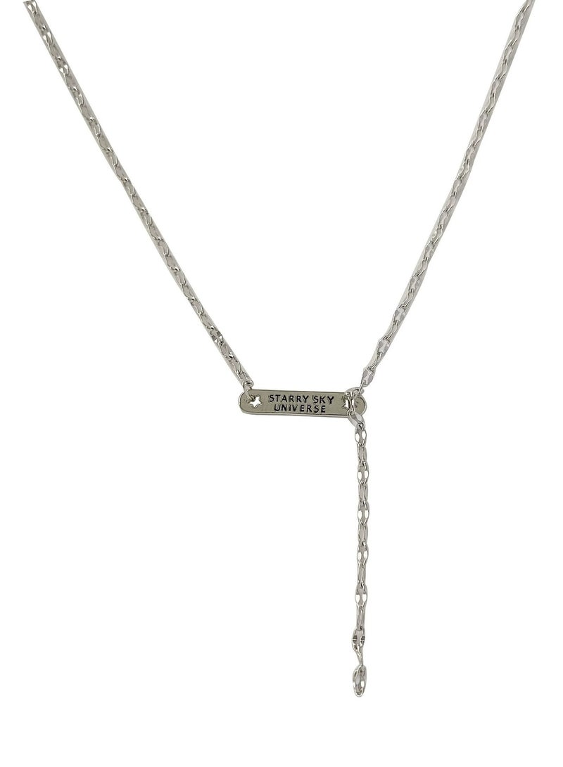Goolsky Silver Necklace for Women – New Summer Light Luxury Collarbone Chain, Indie Chic & Versatile  - Image 3