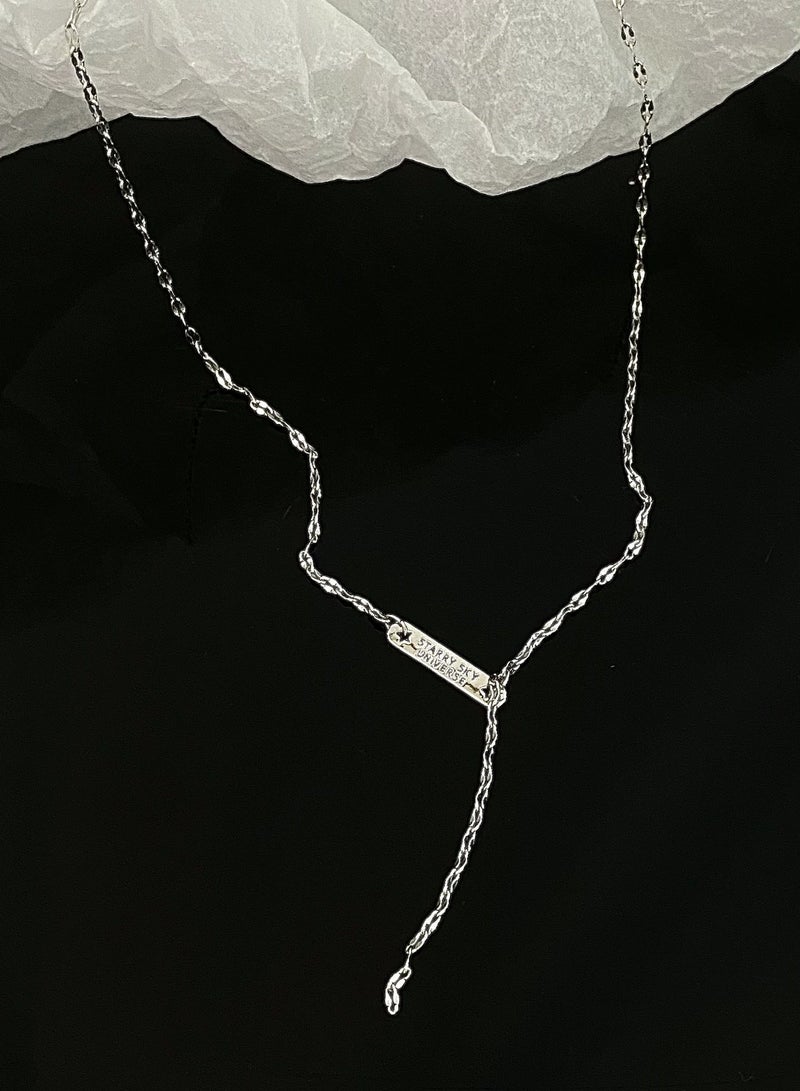 Goolsky Silver Necklace for Women – New Summer Light Luxury Collarbone Chain, Indie Chic & Versatile  - Image 5