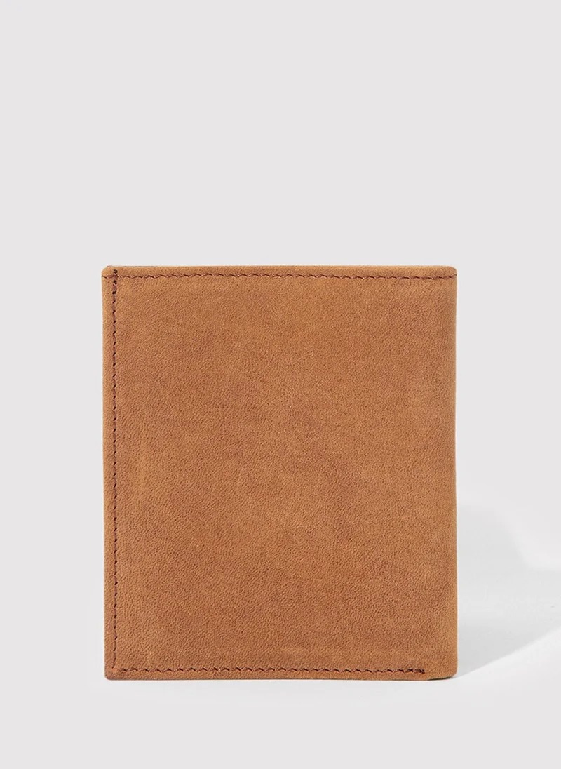 مافي Brown Leather Wallet